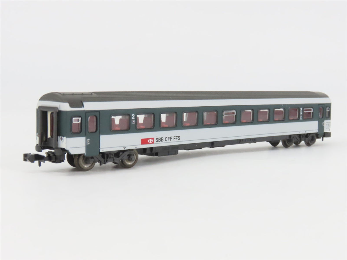 N Scale Roco 24275 SBB CFF FFS Swiss Federal Railways 2nd Class Coach Passenger