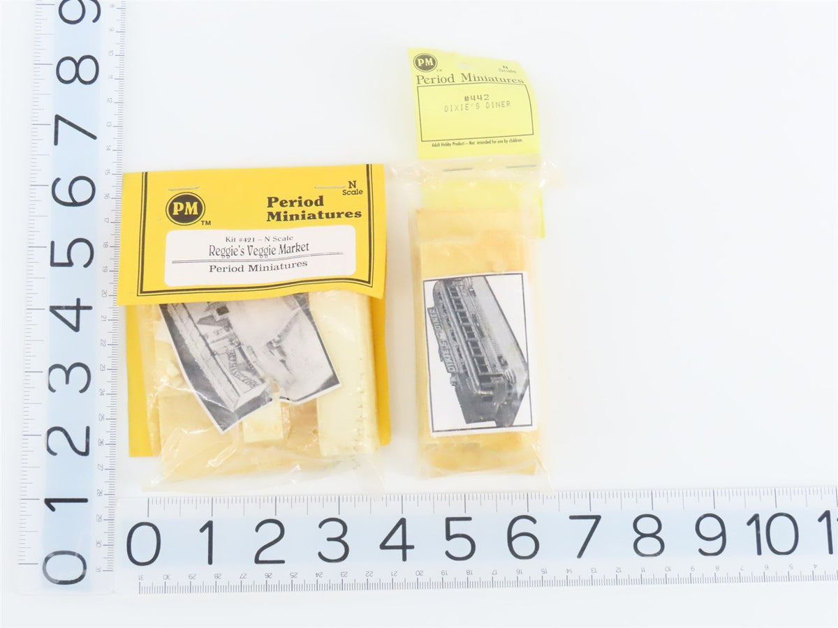 LOT of 10+ N Scale Model Trains Studio Unpainted Resin Building Kits