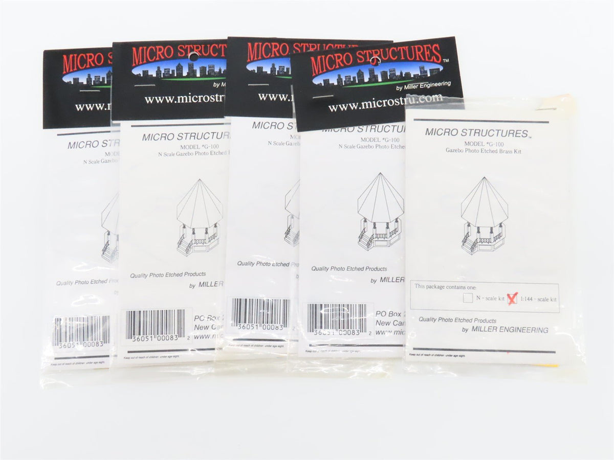 LOT of 10+ N Scale Micro Structures Photo Etched Brass Building &amp; Scenery Kits