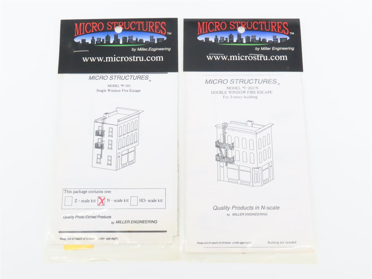 LOT of 10+ N Scale Micro Structures Photo Etched Brass Building &amp; Scenery Kits