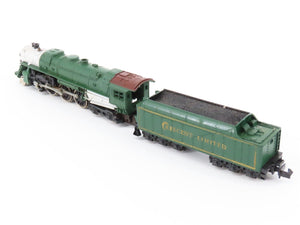 N Scale Con-Cor Crescent Limited 4-6-4 Steam Loco w/ 4 Passenger Cars