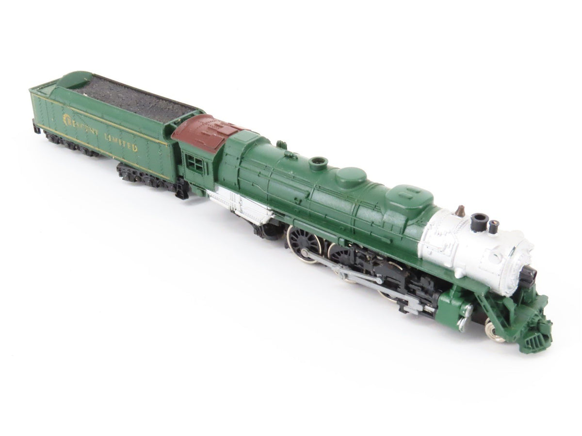 N Scale Con-Cor Crescent Limited 4-6-4 Steam Loco w/ 4 Passenger Cars