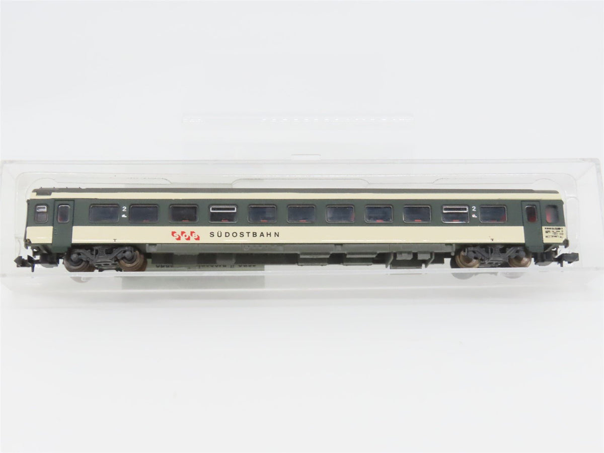 N Scale Roco SOB Südostbahn 2nd Class Coach Passenger Car - Custom