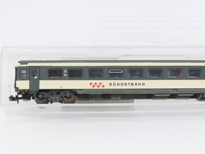 N Scale Roco SOB Südostbahn 2nd Class Coach Passenger Car - Custom
