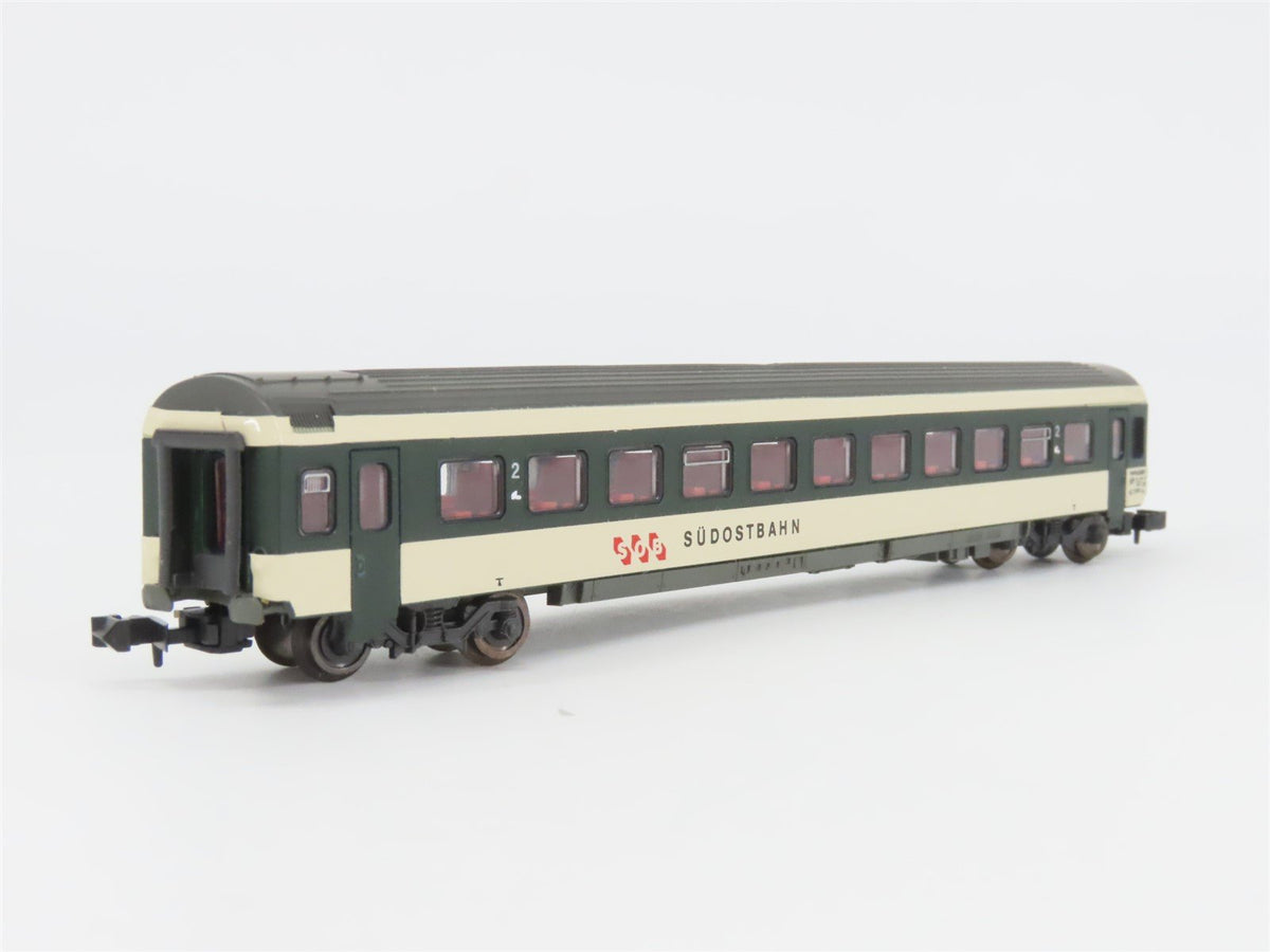 N Scale Roco SOB Südostbahn 2nd Class Coach Passenger Car - Custom
