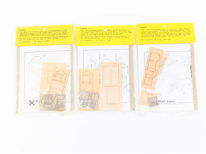 LOT of 9 N Scale Blair Line Buildings, & Billboard Wood Kits