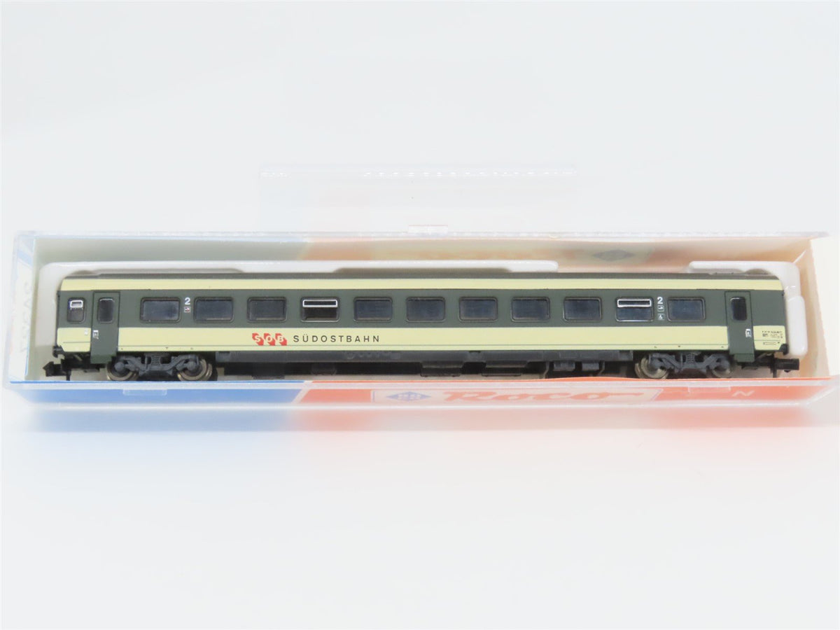 N Scale Roco 24327 SOB Südostbahn 2nd Class Coach Passenger Car #21-73251