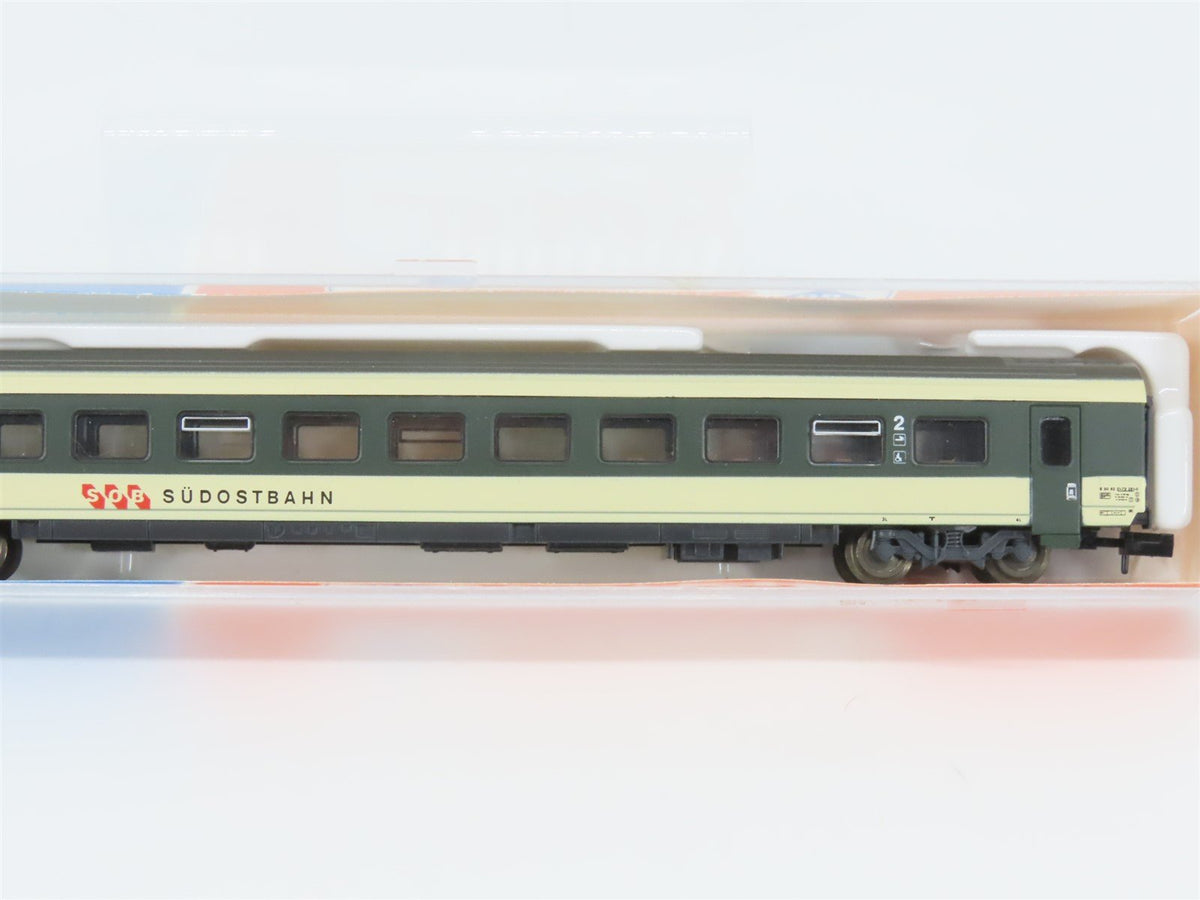 N Scale Roco 24327 SOB Südostbahn 2nd Class Coach Passenger Car #21-73251