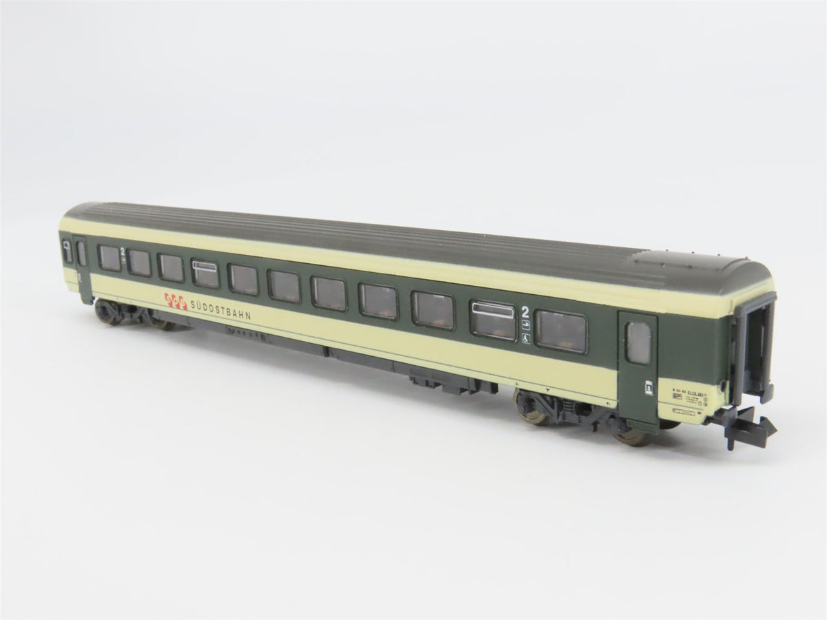 N Scale Roco 24327 SOB Südostbahn 2nd Class Coach Passenger Car #21-73251