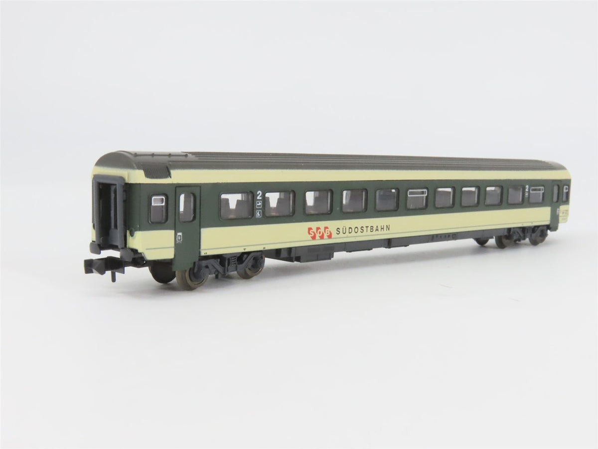 N Scale Roco 24327 SOB Südostbahn 2nd Class Coach Passenger Car #21-73251