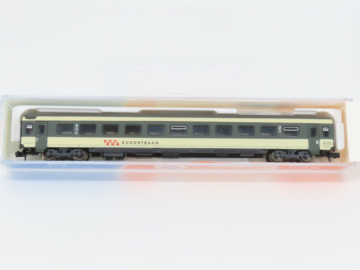 N Scale Roco 24327 SOB Südostbahn 2nd Class Coach Passenger Car #21-73251