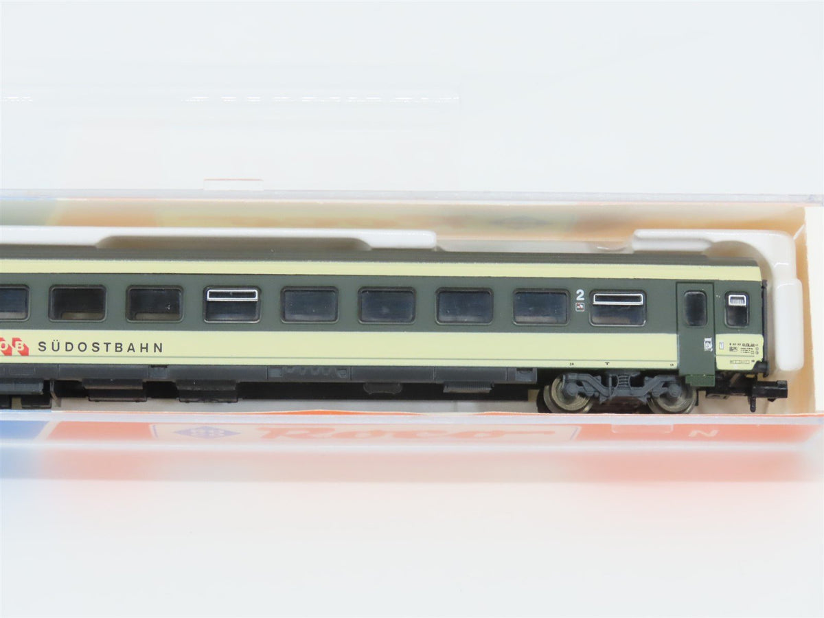 N Scale Roco 24327 SOB Südostbahn 2nd Class Coach Passenger Car #21-73251