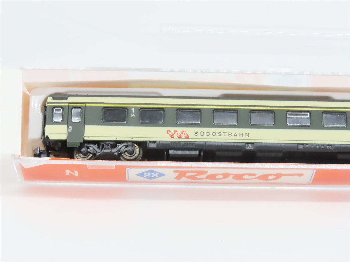 N Scale Roco 24326 SOB Südostbahn 1st Class Coach Passenger Car #10-73120