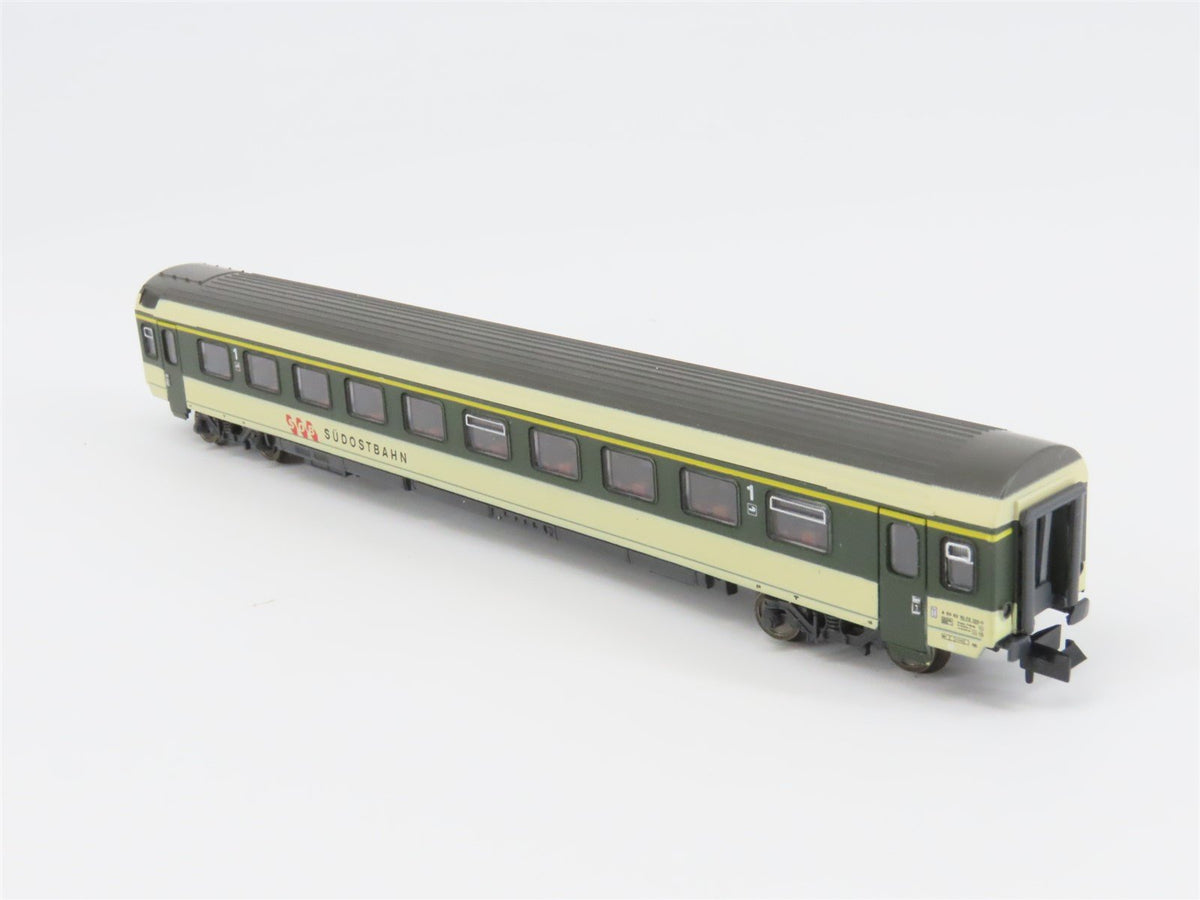 N Scale Roco 24326 SOB Südostbahn 1st Class Coach Passenger Car #10-73120