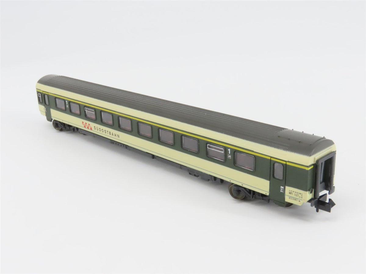 N Scale Roco 24326 SOB Südostbahn 1st Class Coach Passenger Car #10-73120