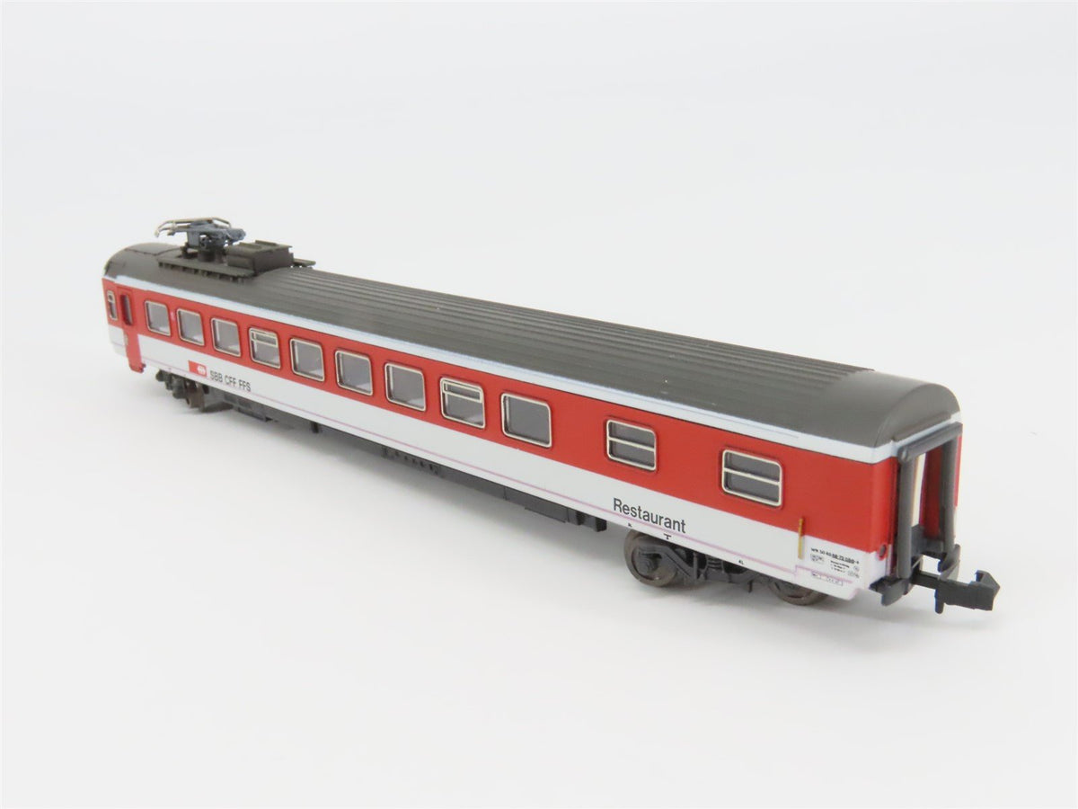N Scale Roco 24276 SBB CFF FFS Swiss Federal Railways Restaurant Passenger
