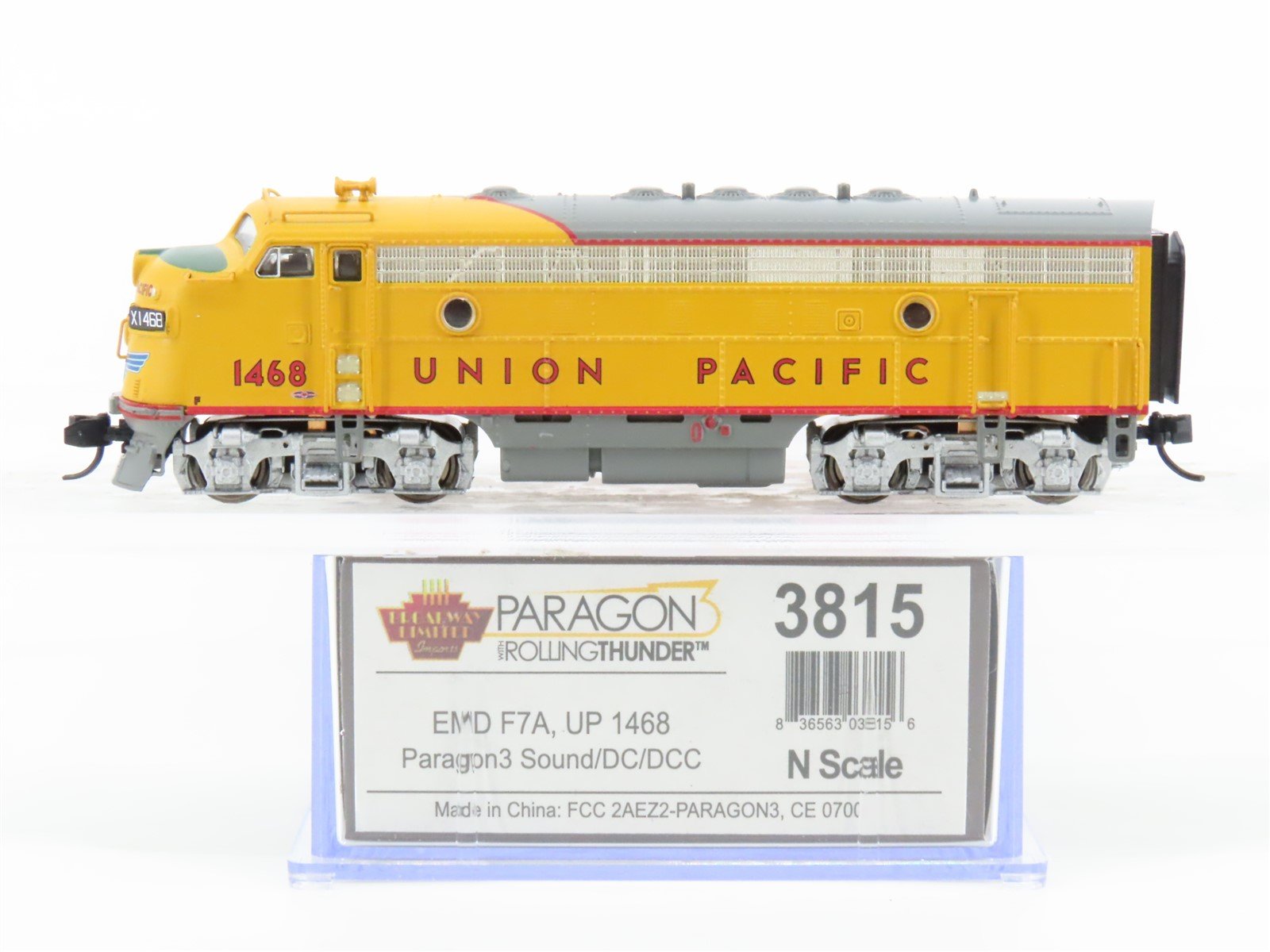 N Scale Broadway Limited BLI 3815 UP F7A Diesel Loco #X1468 w/ DCC & Sound