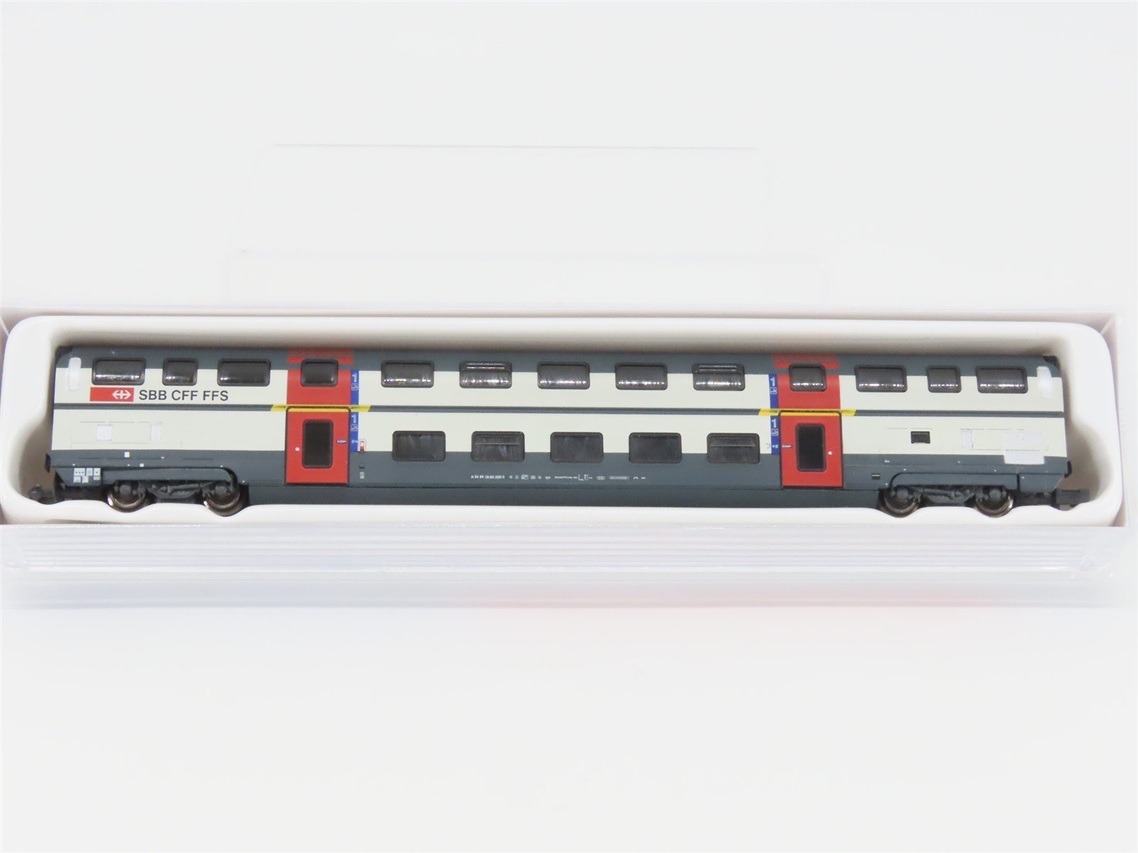 N Scale Hobbytrain H25101 SBB CFF FFS IC2000 Double Deck Coach Passenger