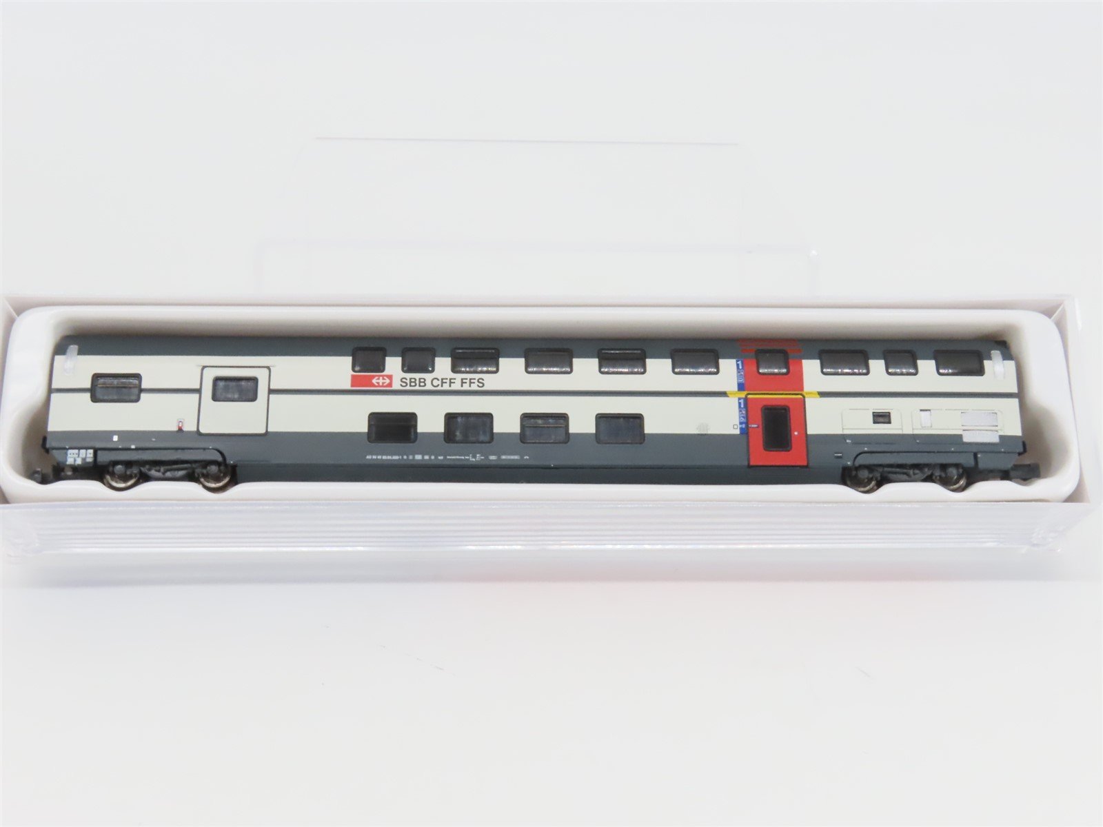 N Scale Hobbytrain H25103 SBB CFF FFS IC2000 Double Deck Coach Passenger