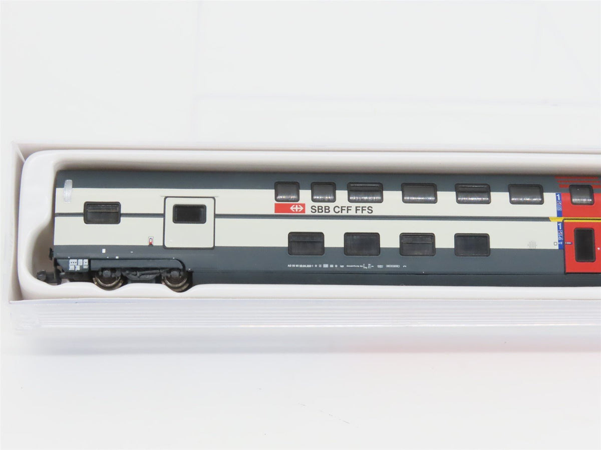 N Scale Hobbytrain H25103 SBB CFF FFS IC2000 Double Deck Coach Passenger