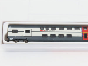 N Scale Hobbytrain H25103 SBB CFF FFS IC2000 Double Deck Coach Passenger