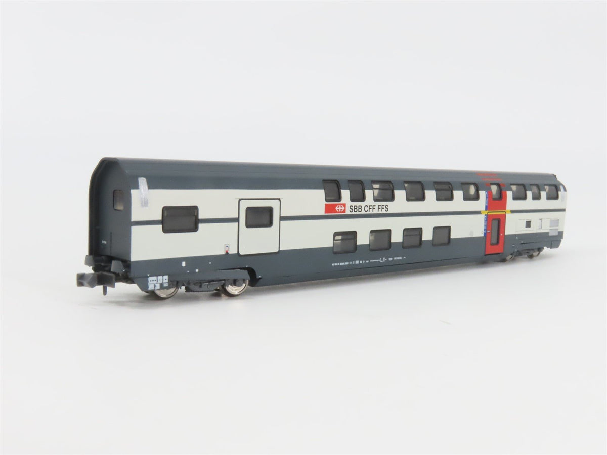 N Scale Hobbytrain H25103 SBB CFF FFS IC2000 Double Deck Coach Passenger