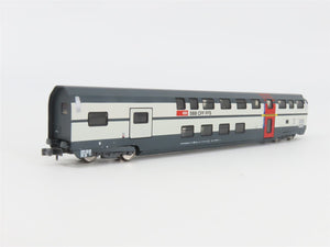 N Scale Hobbytrain H25103 SBB CFF FFS IC2000 Double Deck Coach Passenger