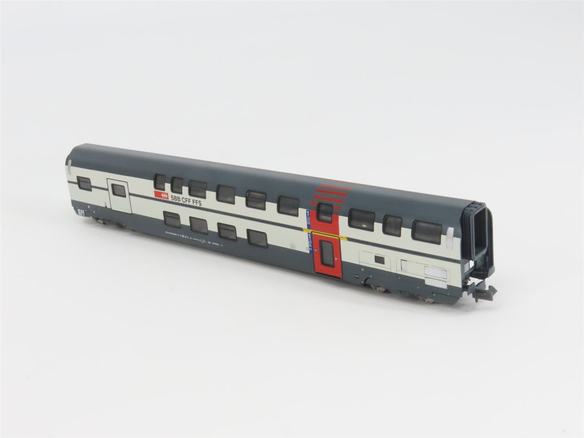 N Scale Hobbytrain H25103 SBB CFF FFS IC2000 Double Deck Coach Passenger