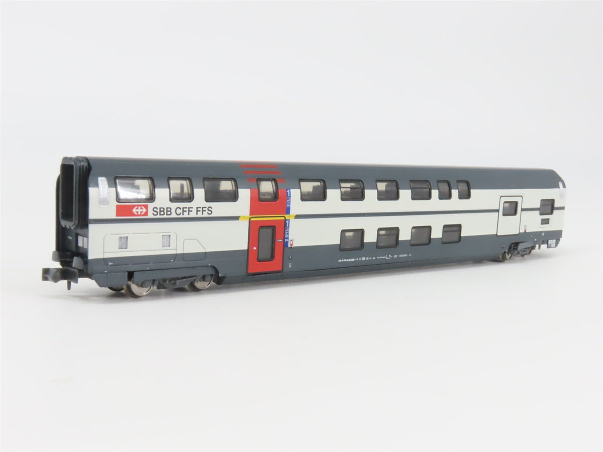 N Scale Hobbytrain H25103 SBB CFF FFS IC2000 Double Deck Coach Passenger