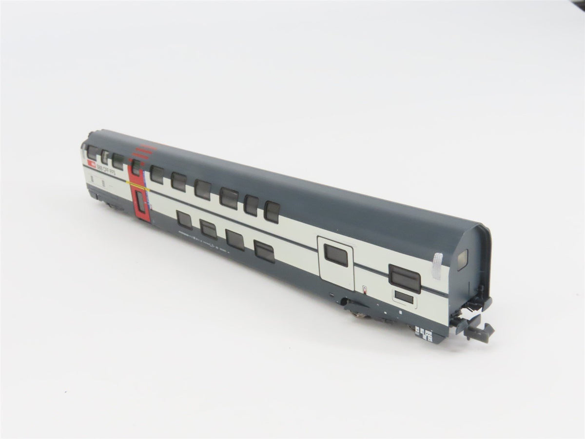 N Scale Hobbytrain H25103 SBB CFF FFS IC2000 Double Deck Coach Passenger
