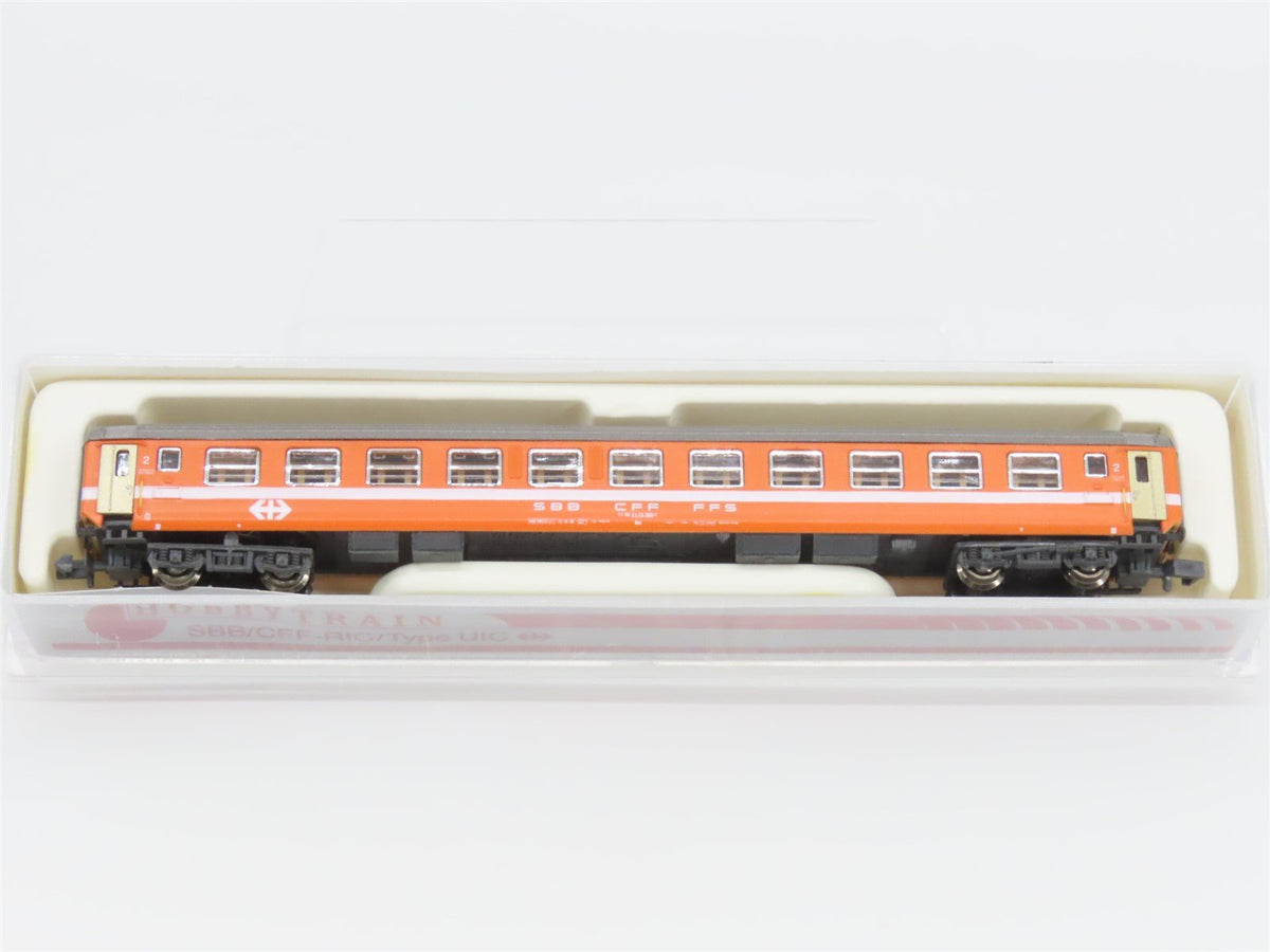 N Scale Hobbytrain 20005 SBB CFF Swiss Railway 2nd Class Coach Passenger 2170090