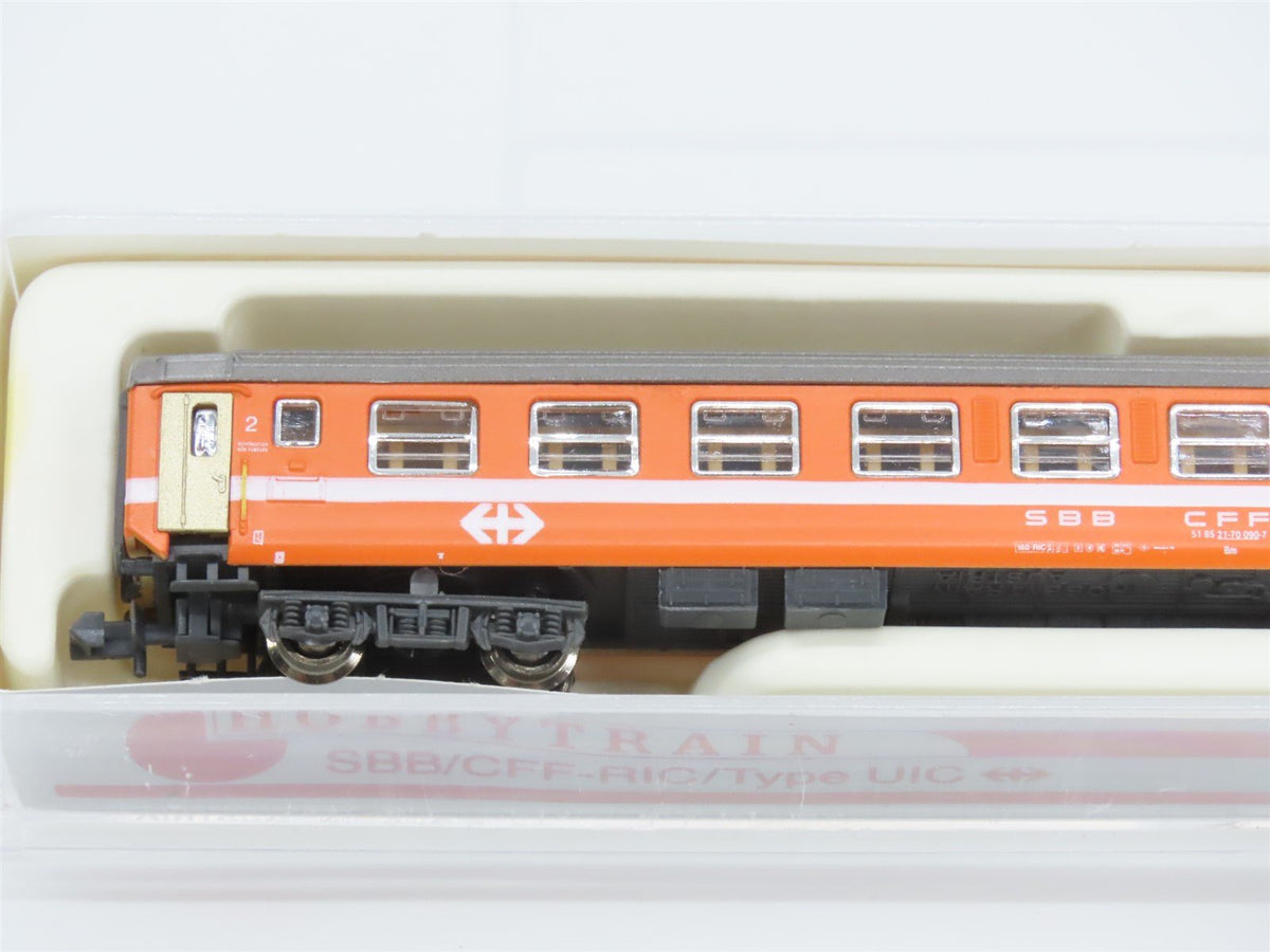 N Scale Hobbytrain 20005 SBB CFF Swiss Railway 2nd Class Coach Passenger 2170090