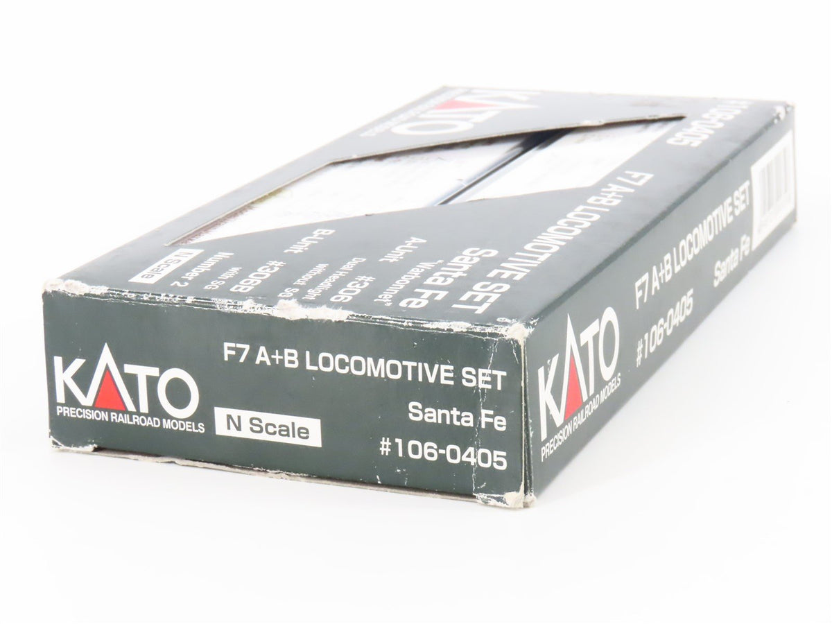 N Scale KATO 106-0405 ATSF Santa Fe F7A/F7B Diesel Locomotive Set