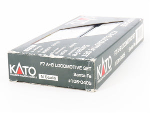 N Scale KATO 106-0405 ATSF Santa Fe F7A/F7B Diesel Locomotive Set