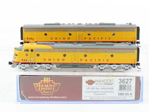 N Scale Broadway Limited BLI 3627 UP E9 A/B Diesel Loco Set w/ DCC & Sound