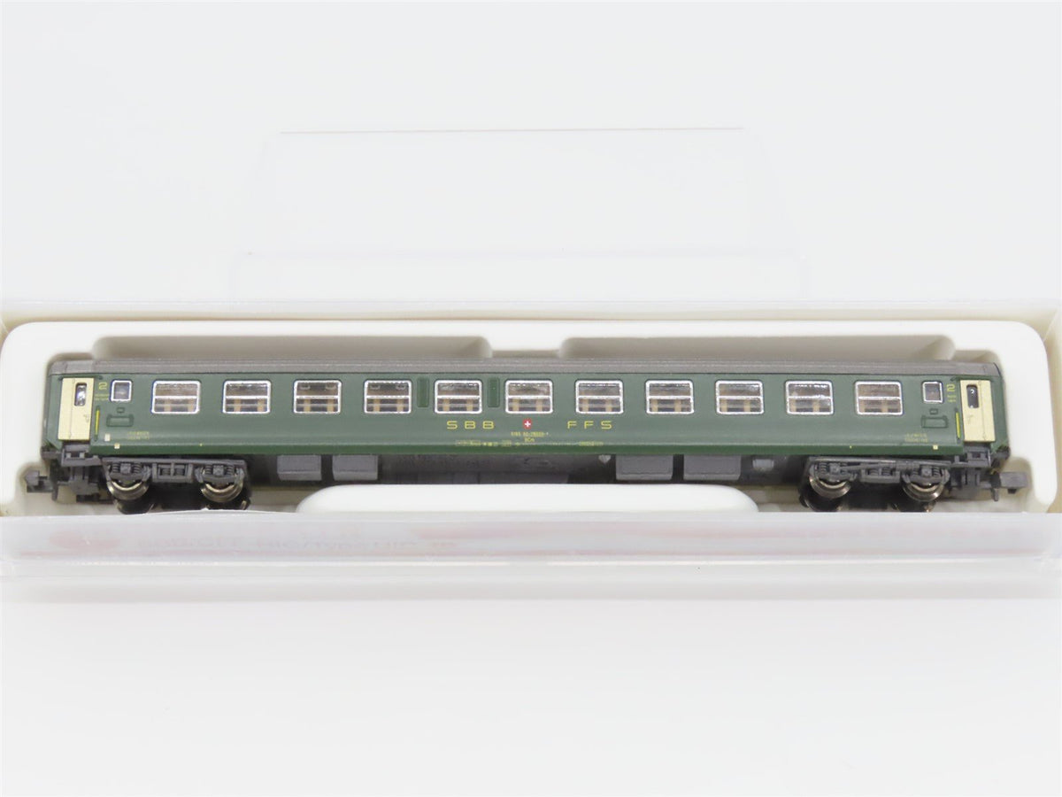 N Scale Hobbytrain 20015 SBB CFF Swiss Railway 2nd Class Coach Passenger 5070029