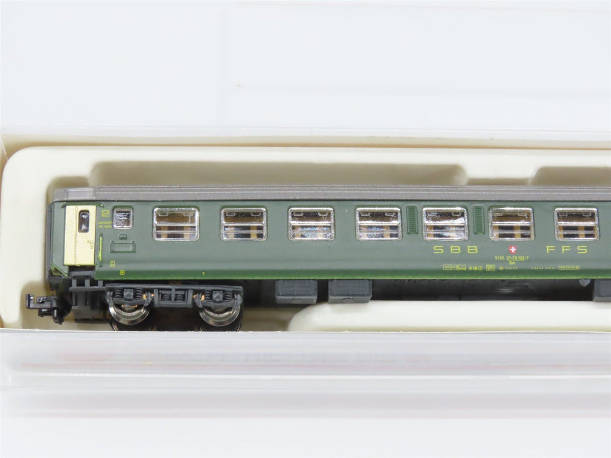 N Scale Hobbytrain 20017 SBB CFF Swiss Railway 2nd Class Coach Passenger 2170132