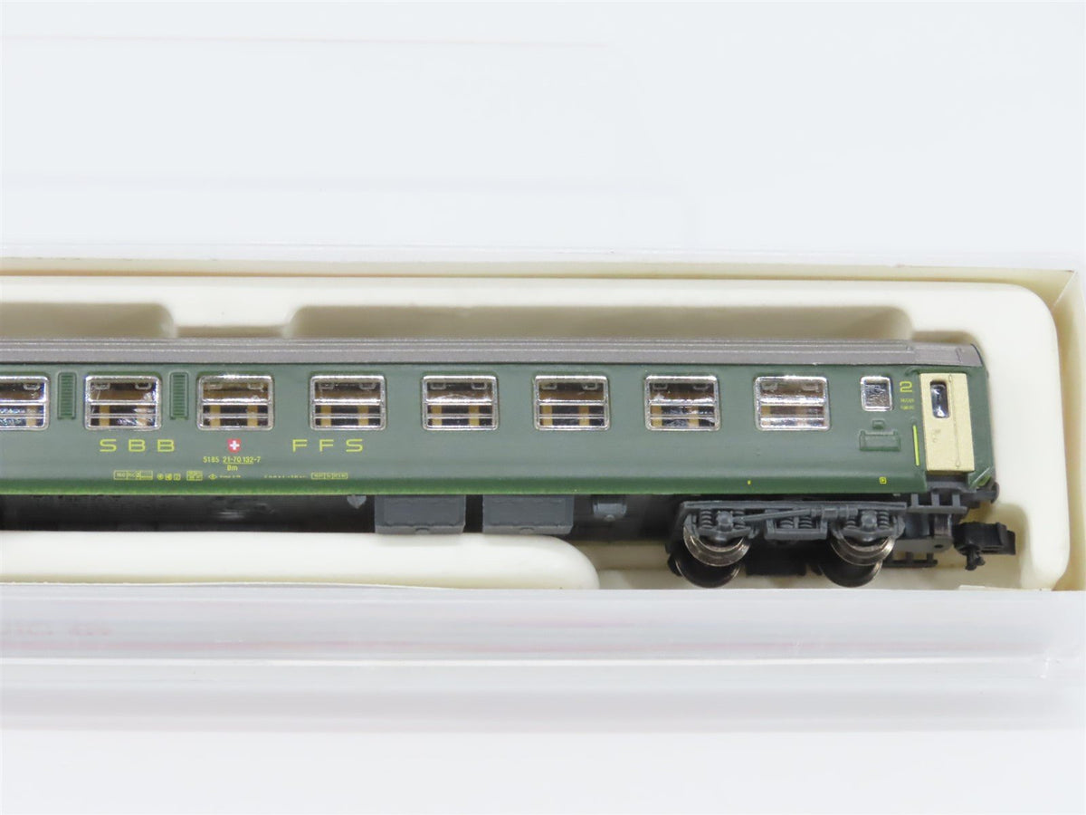 N Scale Hobbytrain 20017 SBB CFF Swiss Railway 2nd Class Coach Passenger 2170132