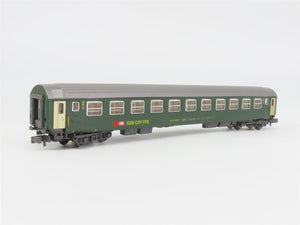 N Scale Hobbytrain 20003 SBB CFF FFS 2nd Class Coach Passenger #21-70132