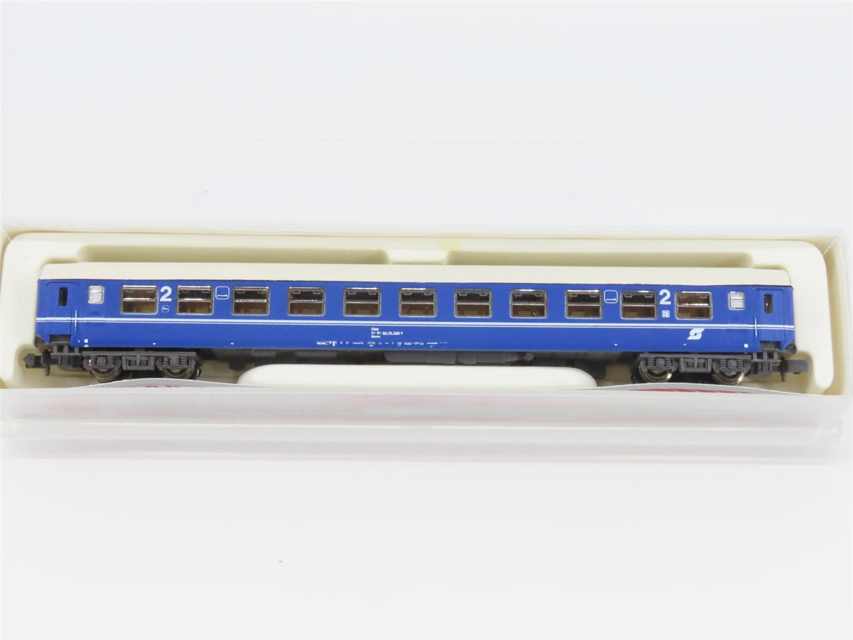 N Scale Hobbytrain 20010 OBB 2nd Class Coach Passenger #50-70020