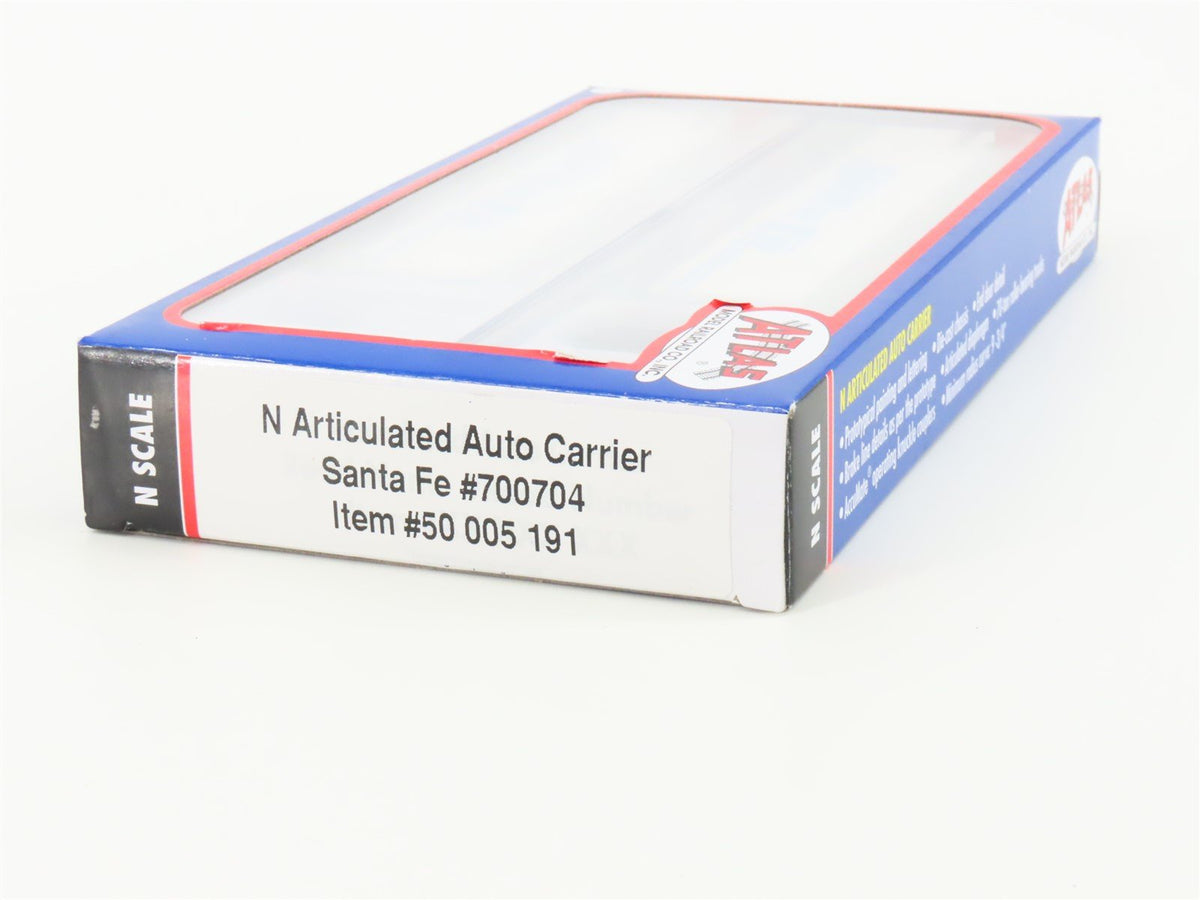 N Scale Atlas 50005191 ATSF Santa Fe Articulated Auto Carrier #700704