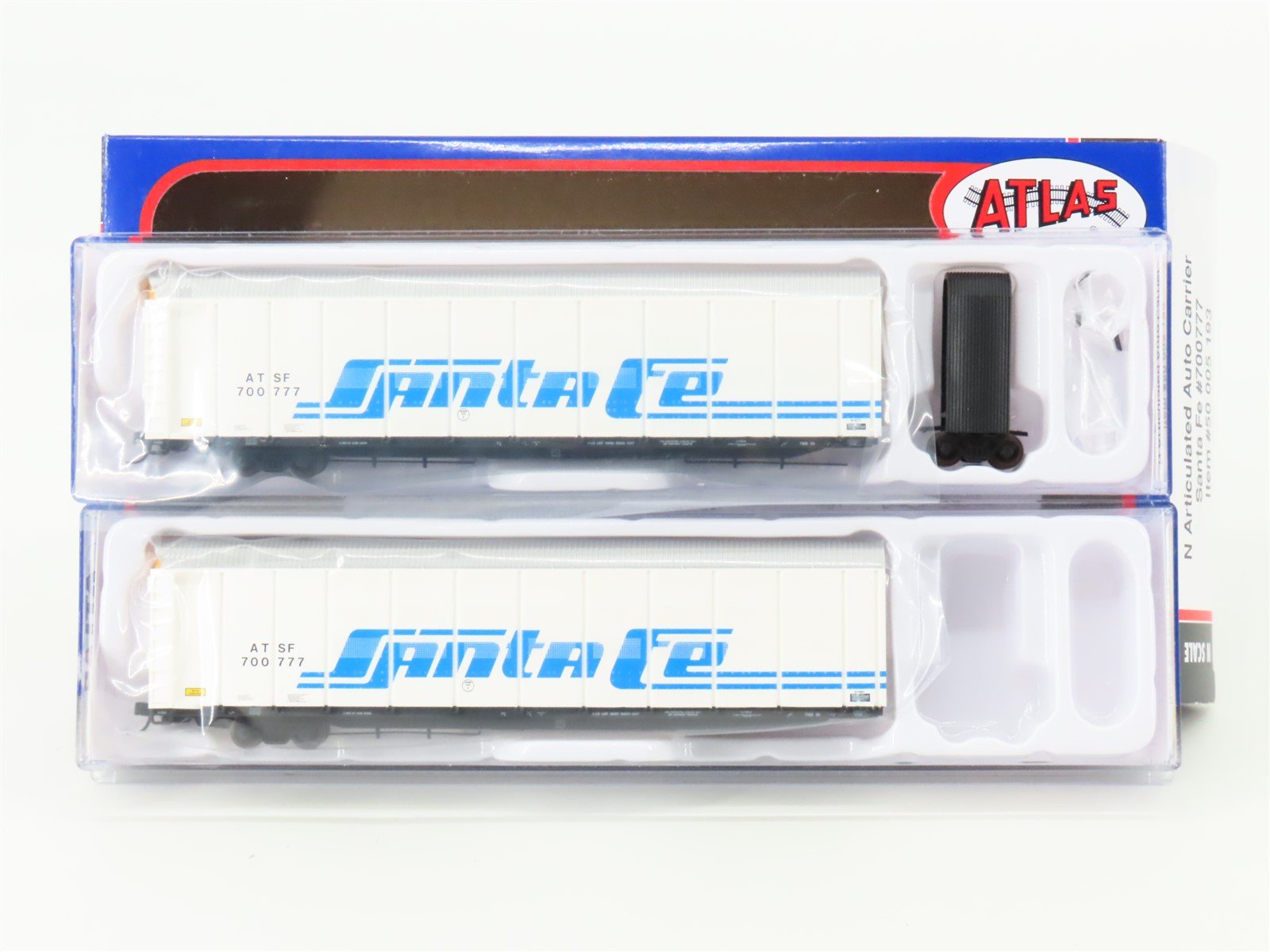 N Scale Atlas 50005193 ATSF Santa Fe Articulated Auto Carrier #700777