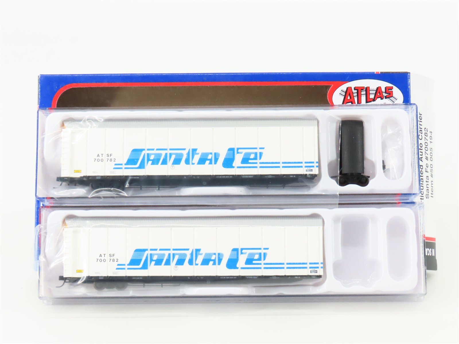 N Scale Atlas 50005194 ATSF Santa Fe Articulated Auto Carrier #700782