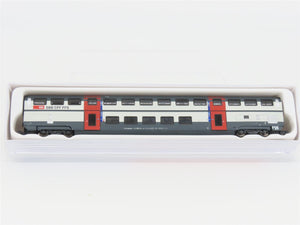 N Scale Hobbytrain H25102 SBB CFF FFS Double Deck Coach Passenger #26-94011
