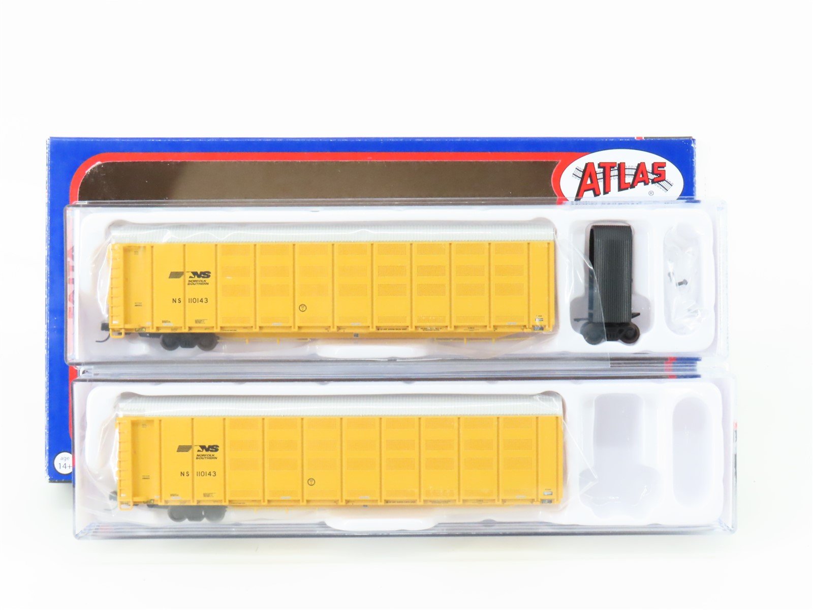 N Scale Atlas 50005187 NS Norfolk Southern Articulated Auto Carrier #110143