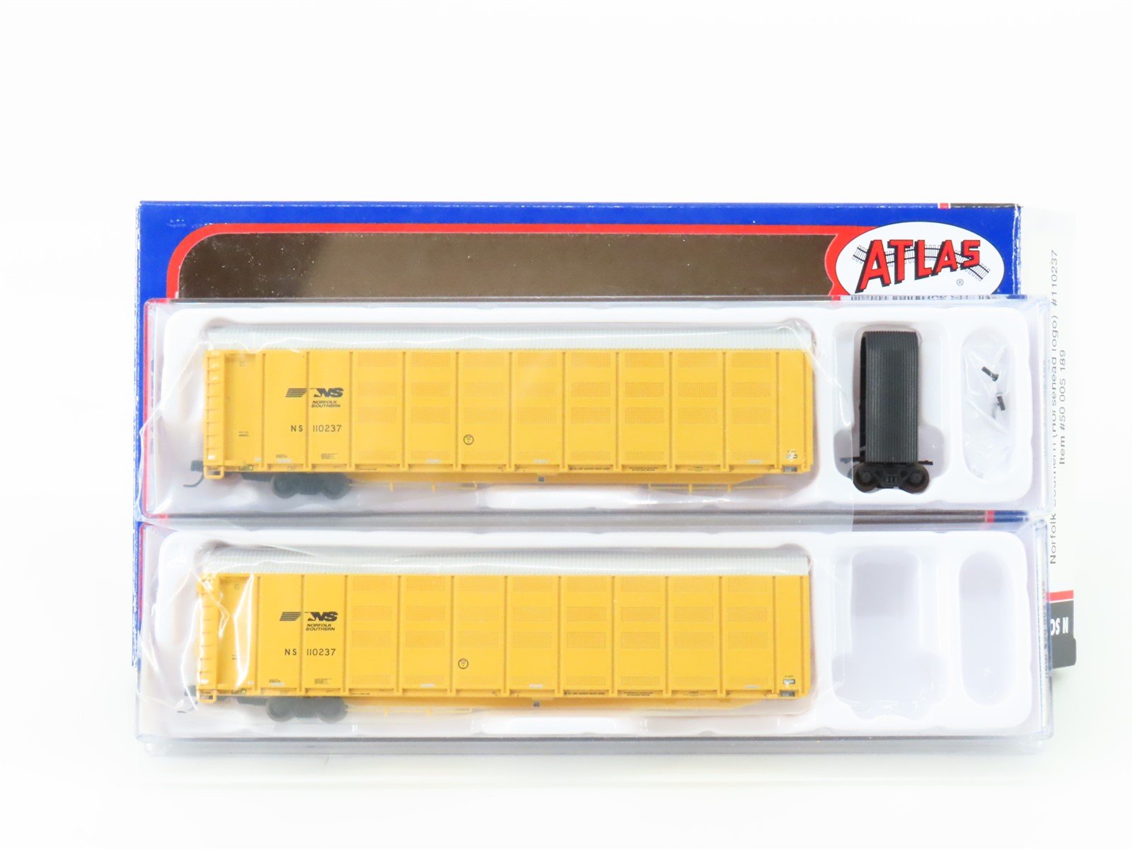 N Scale Atlas 50005189 NS Norfolk Southern Articulated Auto Carrier #110237
