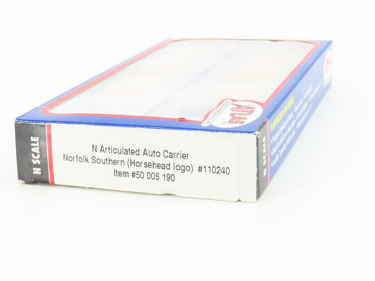 N Scale Atlas 50005190 NS Norfolk Southern Articulated Auto Carrier #110240