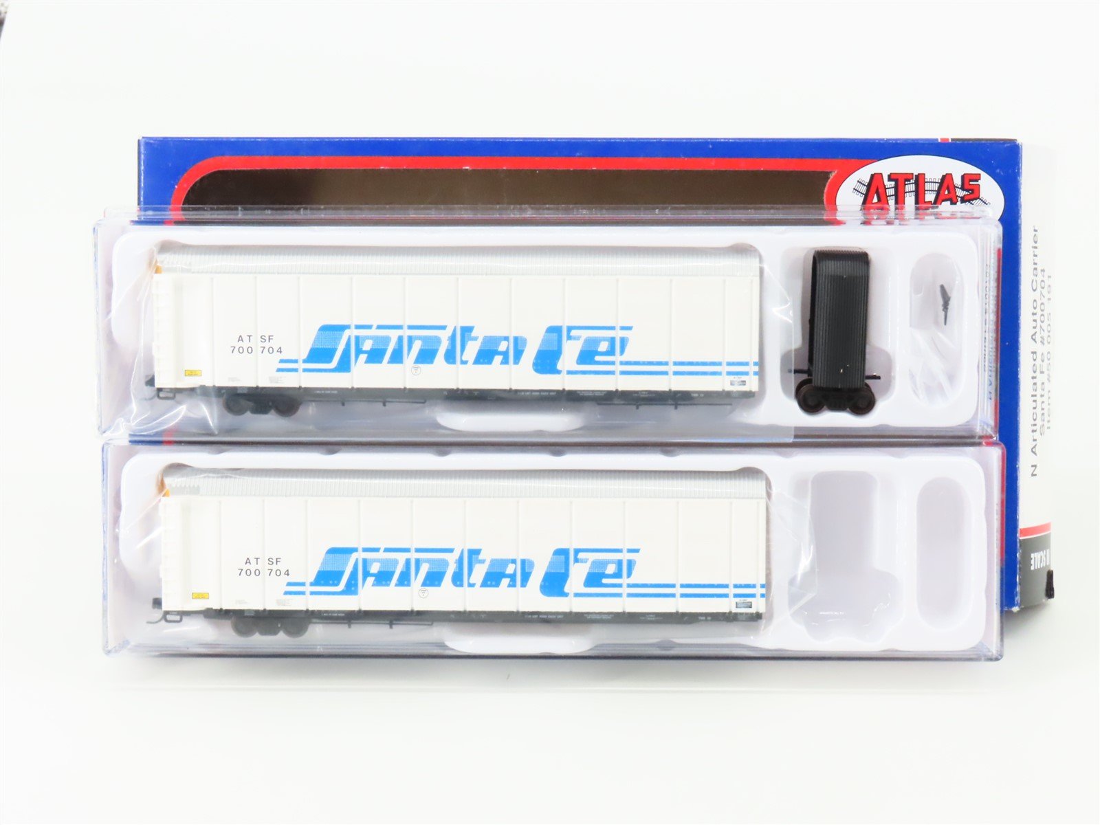 N Scale Atlas 50005191 ATSF Santa Fe Articulated Auto Carrier #700704