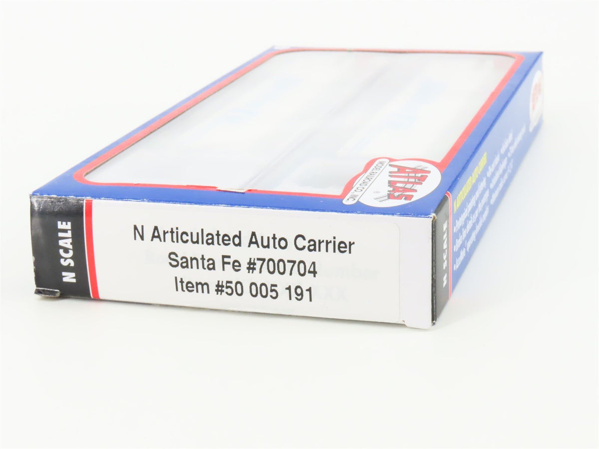 N Scale Atlas 50005191 ATSF Santa Fe Articulated Auto Carrier #700704