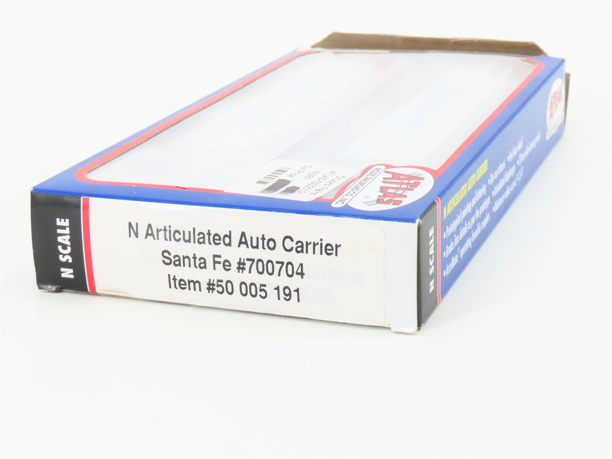N Scale Atlas 50005191 ATSF Santa Fe Articulated Auto Carrier #700704